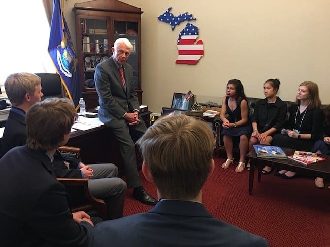 SEA Club with Rep. Bergman in DC in office