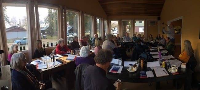 Business lunch CCL Audubon climate change tour Washington Idaho