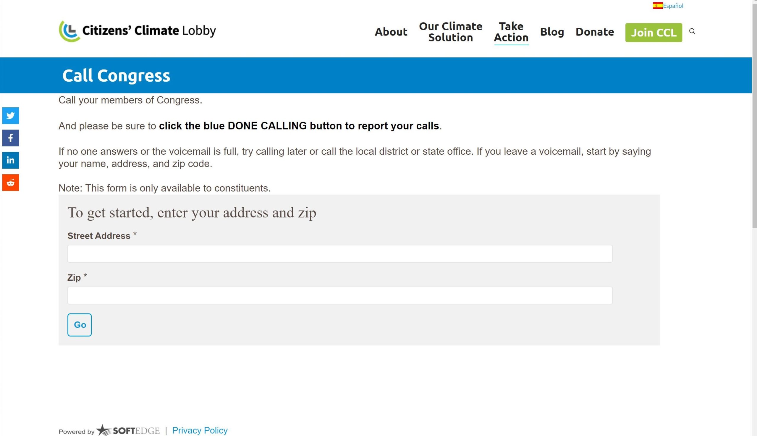 Members of Congress lookup tool