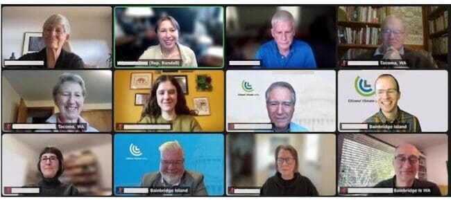Grassroots climate advocates hold 300+ virtual lobby meetings with congressional offices