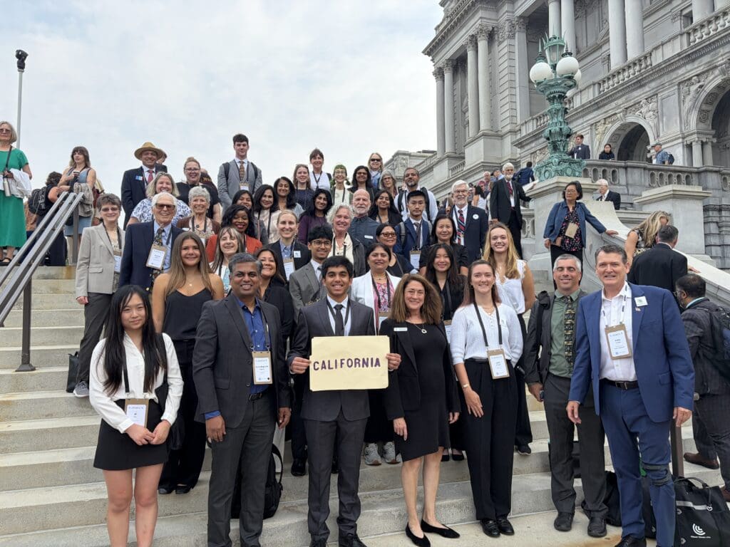 California Citizens' Climate Lobby volunteers on lobby day