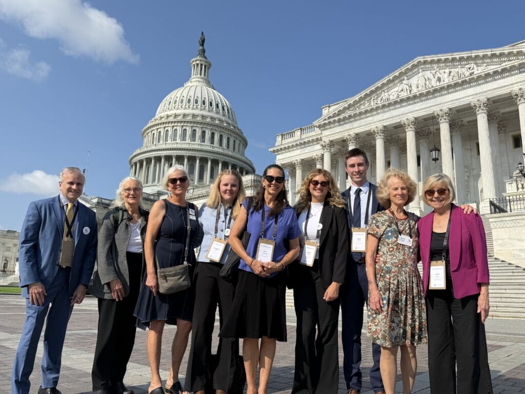 Indiana Citizens' Climate Lobby volunteers on lobby day