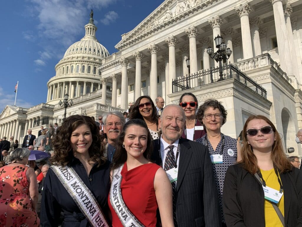 Montana Citizens' Climate Lobby volunteers on lobby day
