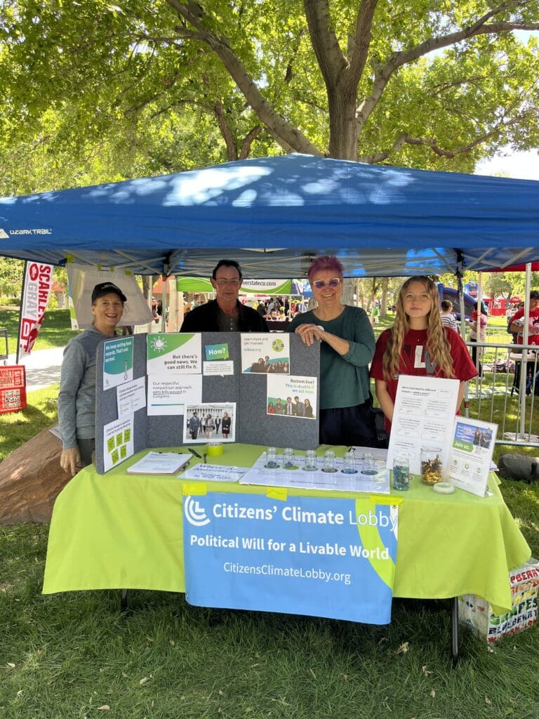 Citizens' Climate Lobby volunteers tabling in Las Vegas