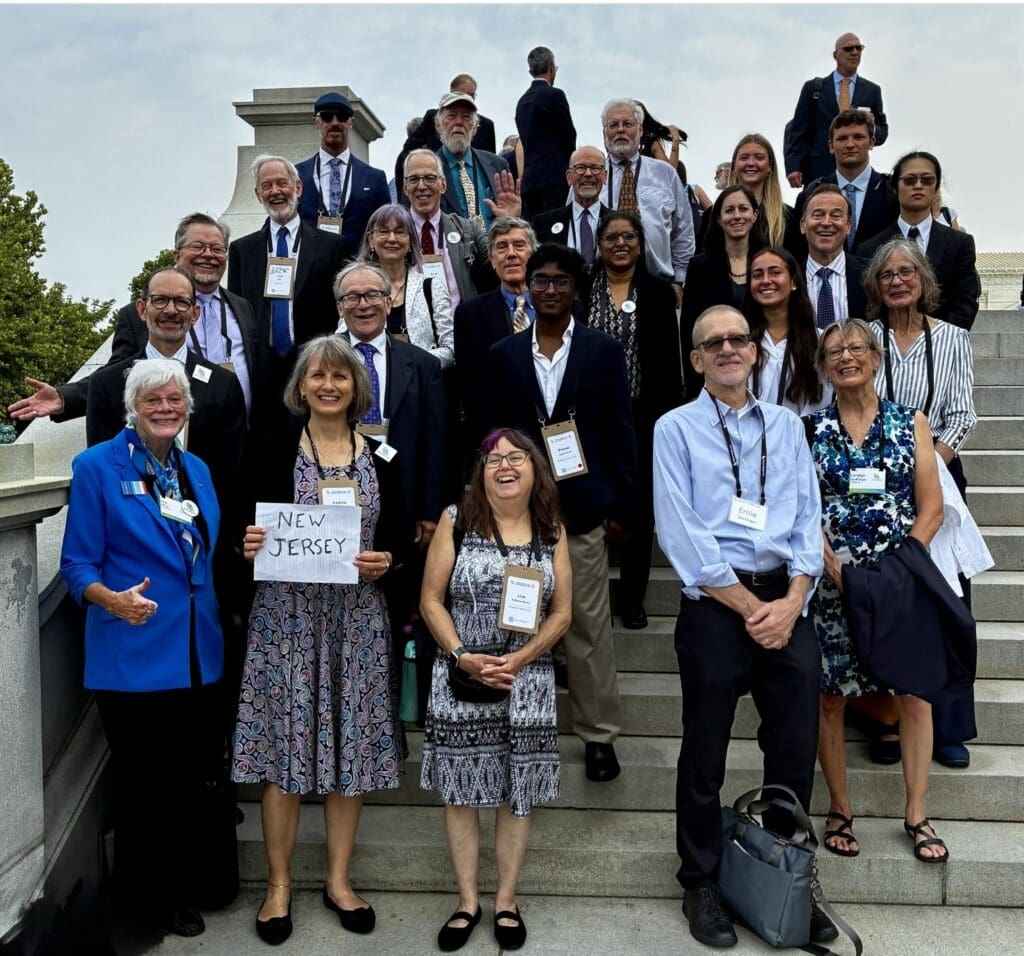 New Jersey Citizens' Climate Lobby volunteers on lobby day