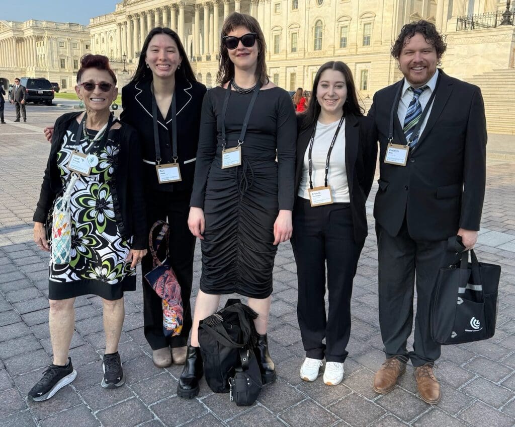 New Mexico Citizens' Climate Lobby volunteers on lobby day 2025