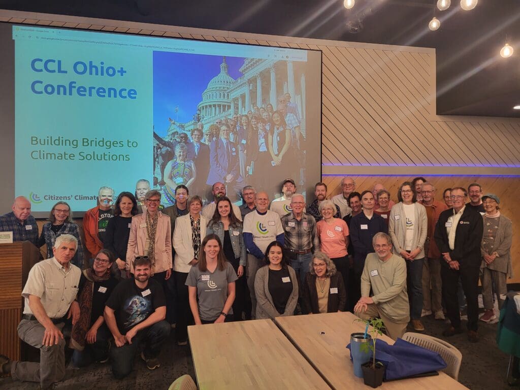 Citizens' Climate Lobby volunteers at the 2026 Ohio conference in Columbus