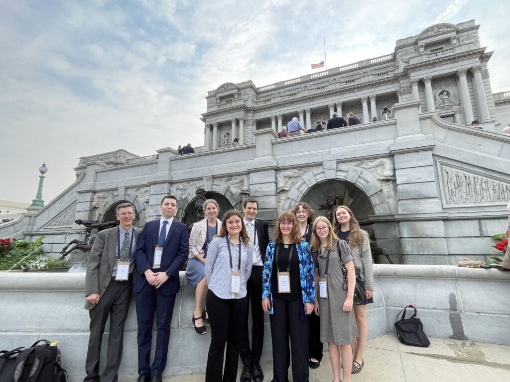 Vermont Citizens' Climate Lobby volunteers on lobby day 2026