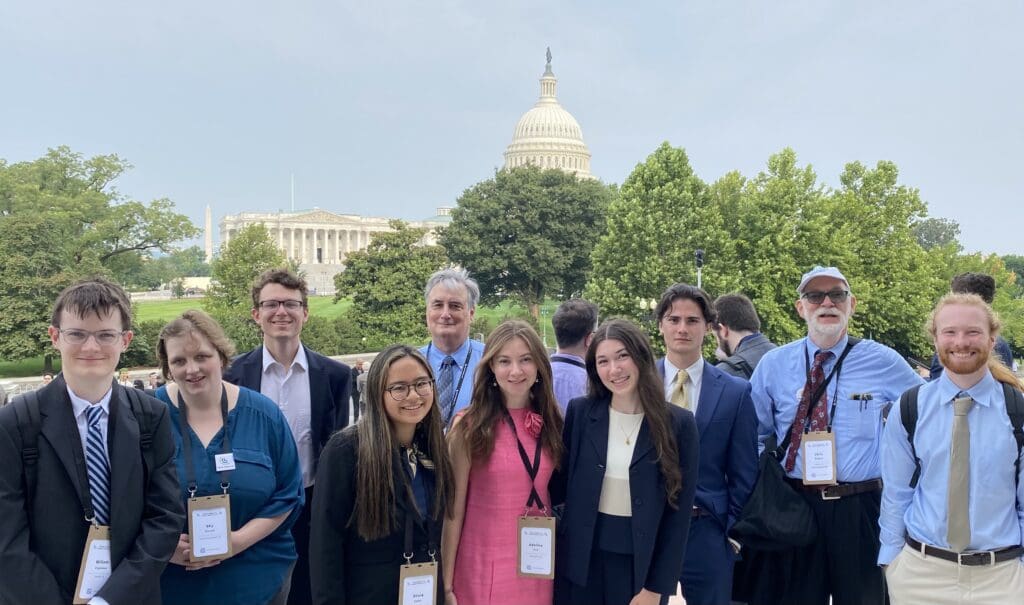 Virginia Citizens' Climate Lobby volunteers on lobby day 2026