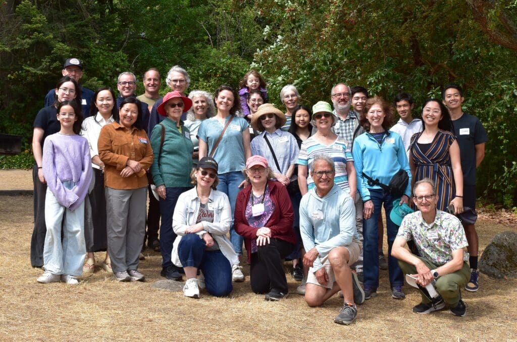 Washington Citizens' Climate Lobby volunteers at a chapter picnic